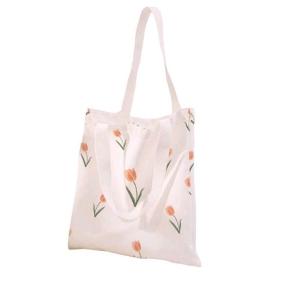 Tulip Pattern Tote - Picture 3 of 4